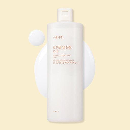 Shingmulnara White Rice Bright Tone Toner 500ml - Glam Global UK