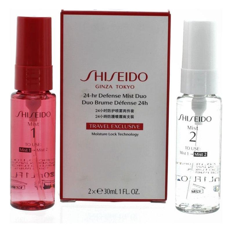 Shiseido Face Mist Spray 24Hr Defence For Dewy Skin 2 x 30ml - Glam Global UK