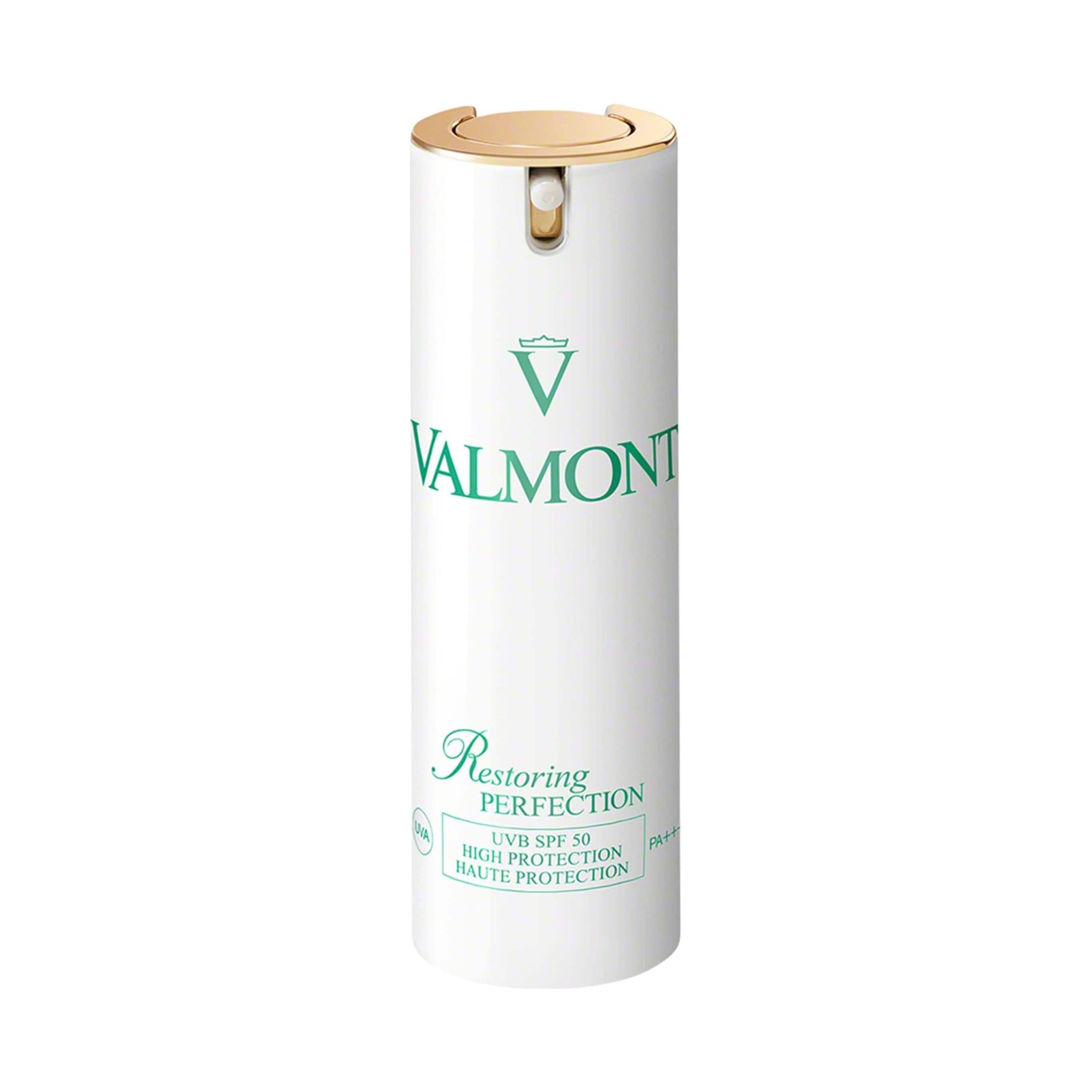 Valmont Restoring Perfection SPF50 – 30ml | Daily Anti-Aging Sunscreen for Firm, Youthful Skin