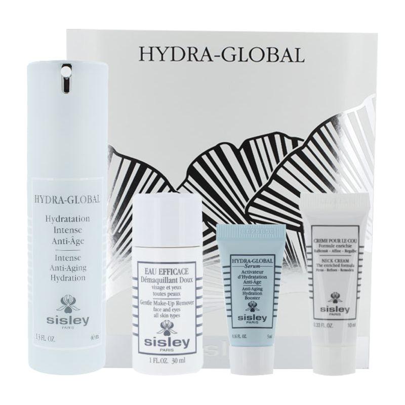 Sisley Hydra - Global Day Cream Serum Neck Cream Discovery Program Set - Glam Global UK