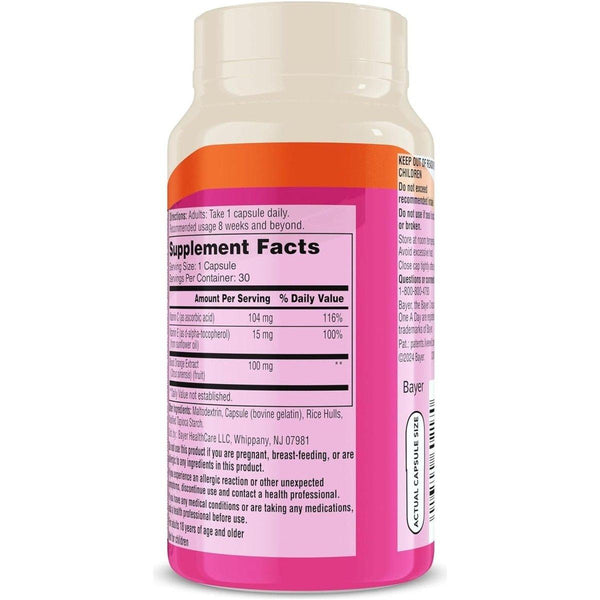 Skin Radiance One A Day Capsules - 30 Capsules | Blood Orange Extract & Collagen Support - Glam Global UKSkin Radiance