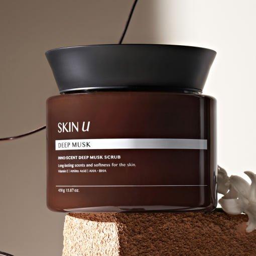 SKIN U INNO:SCENT Body Scrub - 450g | 3 - Step Exfoliating & Nourishing Body Care - Glam Global UKSKIN U