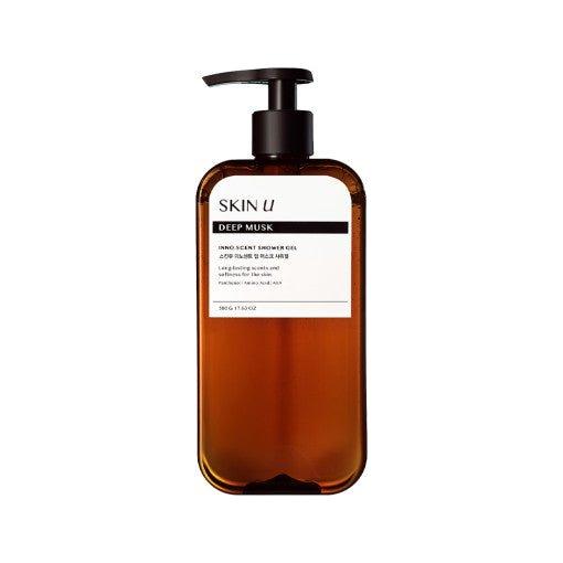 SKIN U INNO:SCENT Shower Gel #DEEP MUSK - 500g | Hydrating & Nourishing Body Wash for Sensitive Skin - Glam Global UKSKIN U