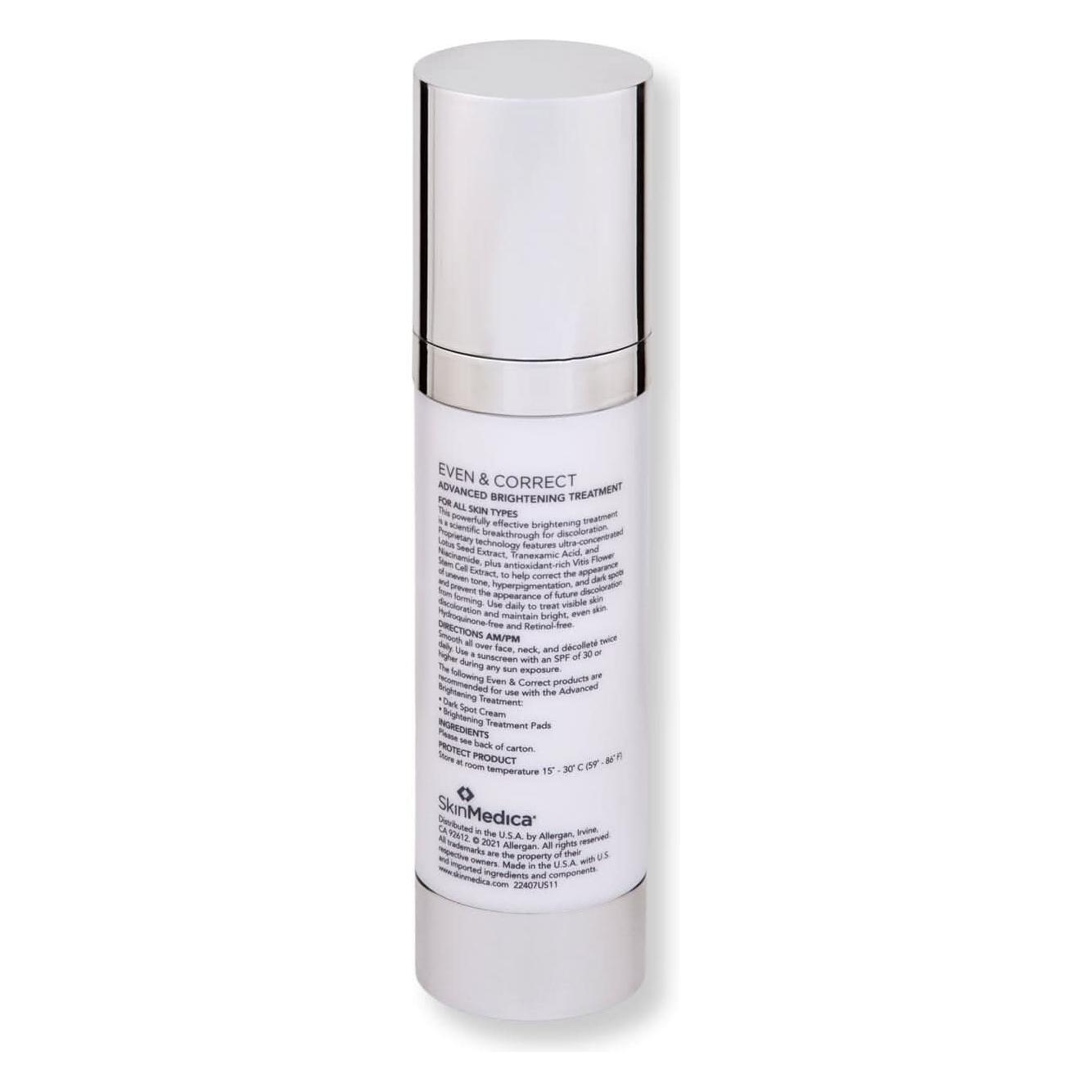 SkinMedica Even & Correct Advanced Brightening Treatment – 60ml | Radiance-Boosting Dark Spot Solution
