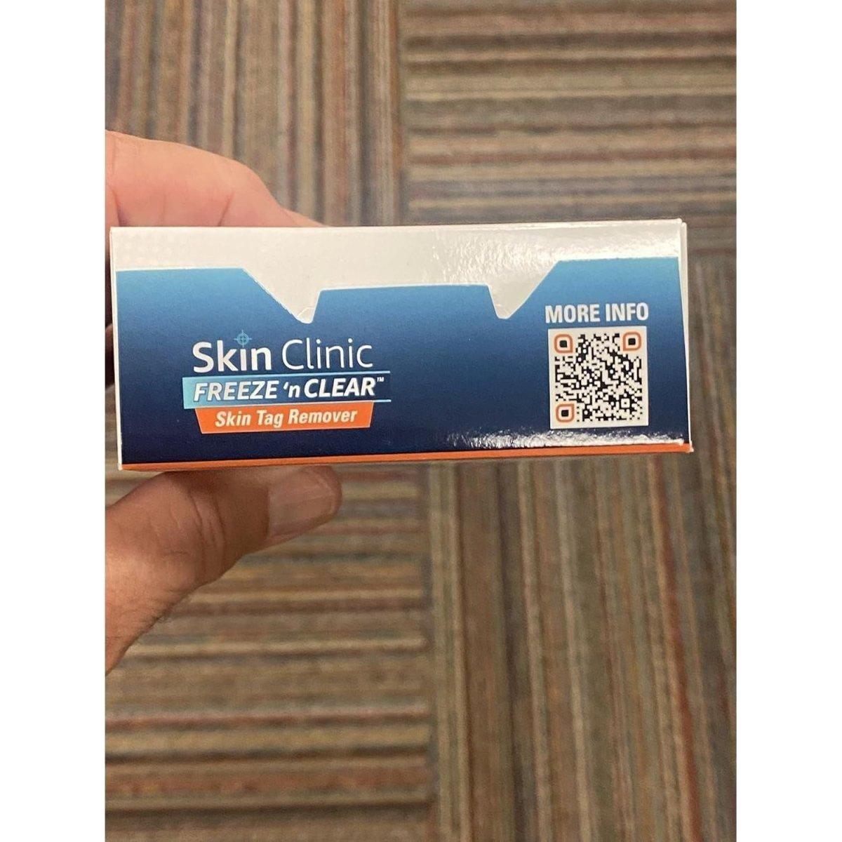 Skin Clinic FREEZE 'n CLEAR Skintag Remover 8 Applicators + Tweezers - Glam Global UKSkin Clinic