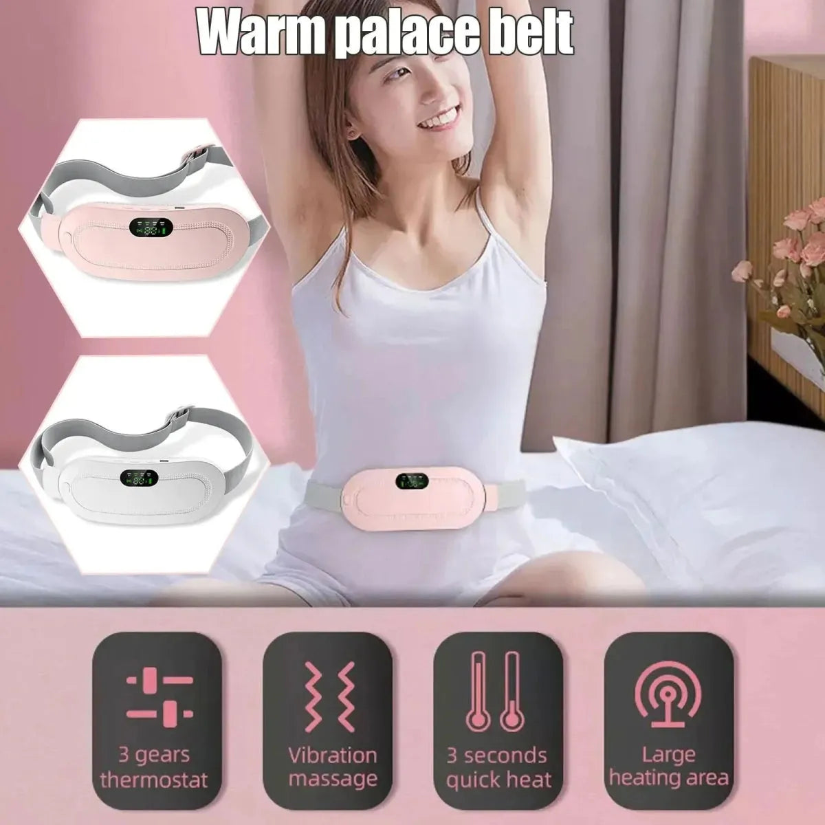 Smart Menstrual Heating Waist Belt - Glam Global UK