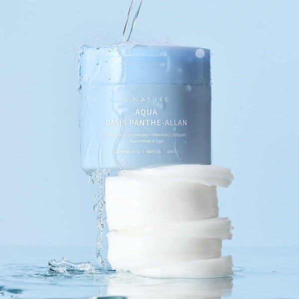 S.NATURE Aqua Oasis Panthe - Allan Calming Pad 60P 190ml - Glam Global UKS.NATURE