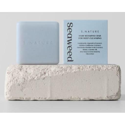 S.NATURE HAIR SHAMPOO - BAR FOR DEEP CLEANSING 100g - Glam Global UKS.NATURE