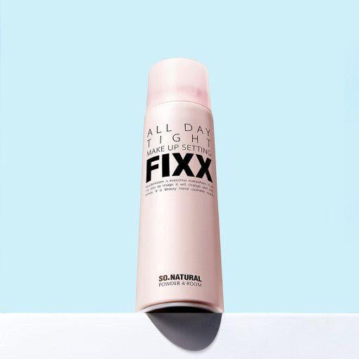 [so natural] ALL DAY TIGHT MAKE UP SETTING FIXER - AEROSOL SPRAY TYPE 75ml - Glam Global UK