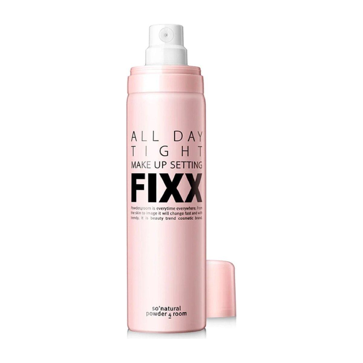 [so natural] ALL DAY TIGHT MAKE UP SETTING FIXER - AEROSOL SPRAY TYPE 75ml - Glam Global UK