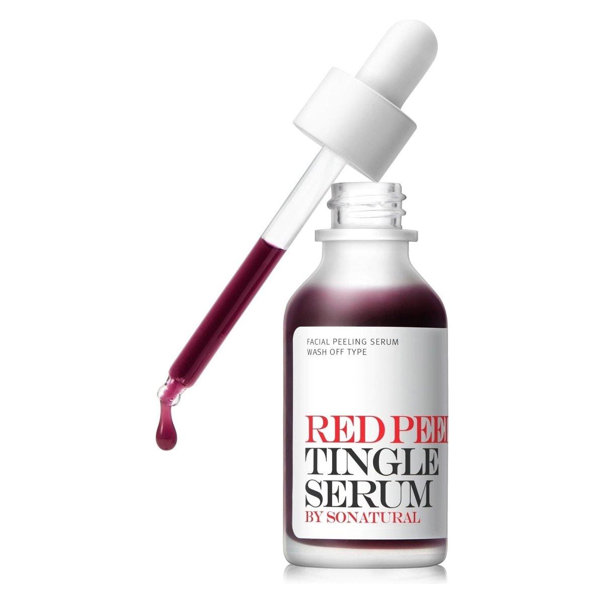 [so natural] Red Peel Tingle Serum 35ml - Glam Global UK