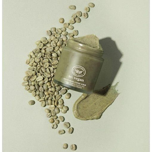 [so natural] So Vegan Green Bean Coffee Scrub 105ml - Glam Global UKso natural