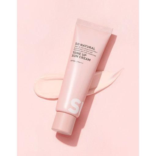 [so natural] Tone Up Sun Cream 50ml SPF50+ PA++++ - Glam Global UKso natural