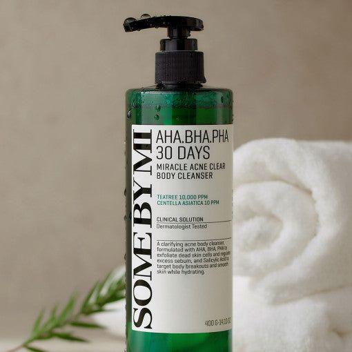 [SOME BY MI] AHA - BHA - PHA 30 Days Miracle Acne Body Cleanser 400g - Glam Global UKSOME BY MI