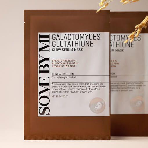 [SOME BY MI] Galactomyces Glutathione Glow Serum Mask Sheet 22g - 10 Count - Glam Global UKSOME BY MI