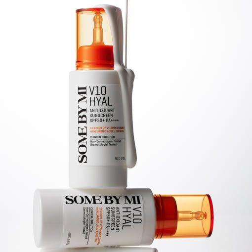 [SOME BY MI] V10 Hyal Antioxidant Sunscreen SPF 50+ PA++++ 40ml - Glam Global UKSOME BY MI