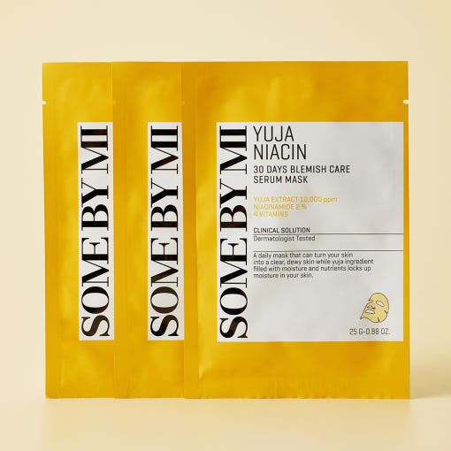 [SOME BY MI] Yuja Niacin Blemish Care Serum Mask 25g*10ea - Glam Global UKSOME BY MI