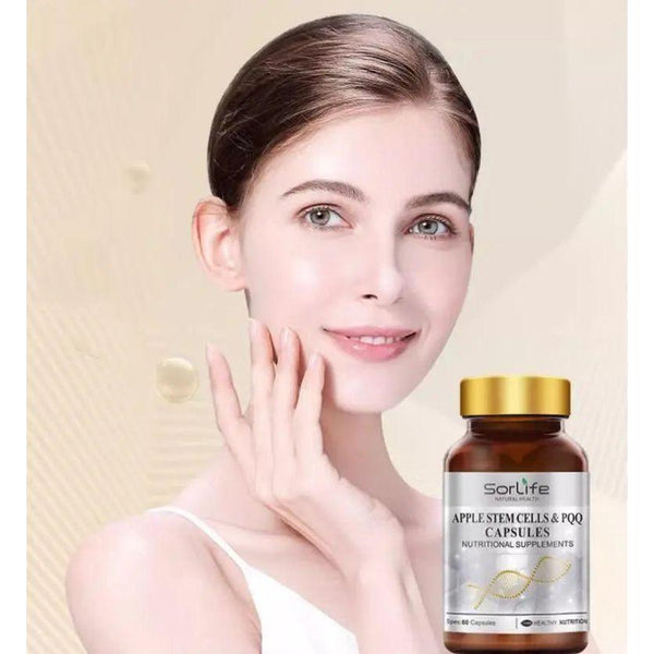 SORLIFE Apple Stem Cells & PQQ Capsules - Glam Global UKSORLIFE