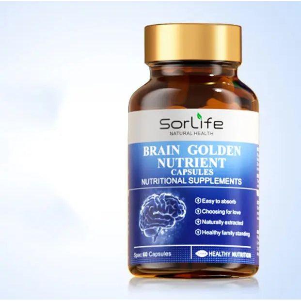 SORLIFE Brain Golden Nutrient Capsules Nutritional Supplements - Glam Global UK