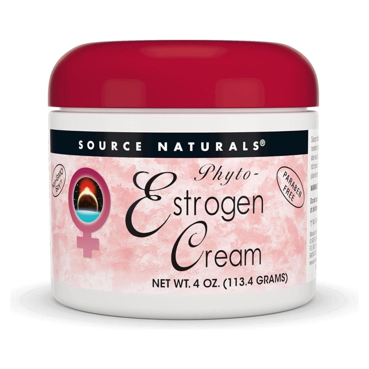 Source Naturals Phyto-Estrogen Cream - 120ml (Large) - Glam Global UK