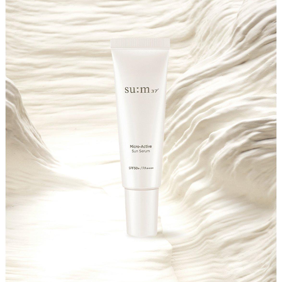 su:m37 Micro - Active Sun Serum SPF 50+ / PA++++ 50ml - Glam Global UK