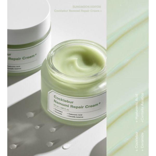 SUNGBOON EDITOR Cocklebur Namomi Repair Cream+ 50ml - Glam Global UK