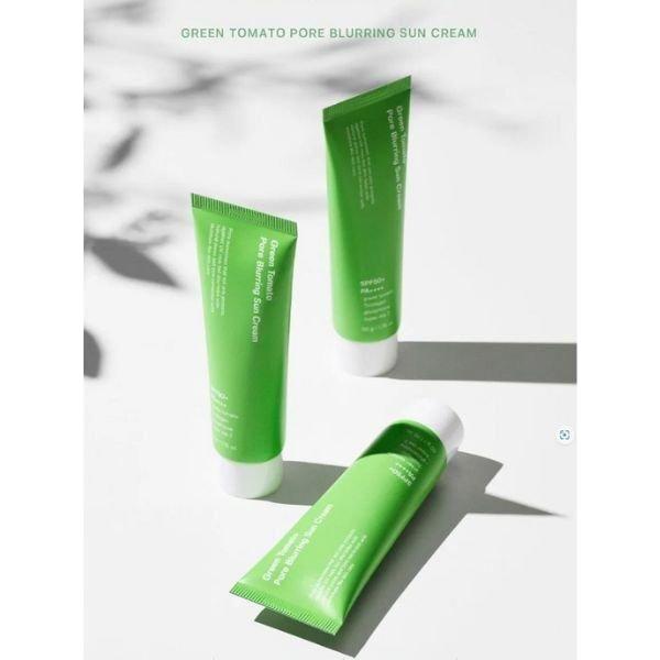 SUNGBOON EDITOR Green Tomato Pore Blurring Sun Cream SPF50+ 50ml - Glam Global UKSUNGBOON EDITOR