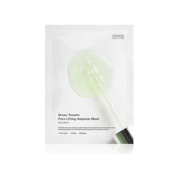 SUNGBOON EDITOR Green Tomato Pore Lifting Ampoule Mask 23g - Glam Global UKSUNGBOON EDITOR