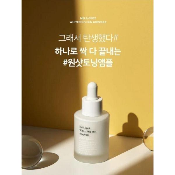 SUNGBOON EDITOR Mela - spot Whitening Sun Ampoule 40ml - Glam Global UKSUNGBOON EDITOR
