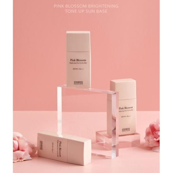 SUNGBOON EDITOR Pink Blossom Brightening Tone Up Sun Base 30ml SPF50+ PA+++ - Glam Global UK