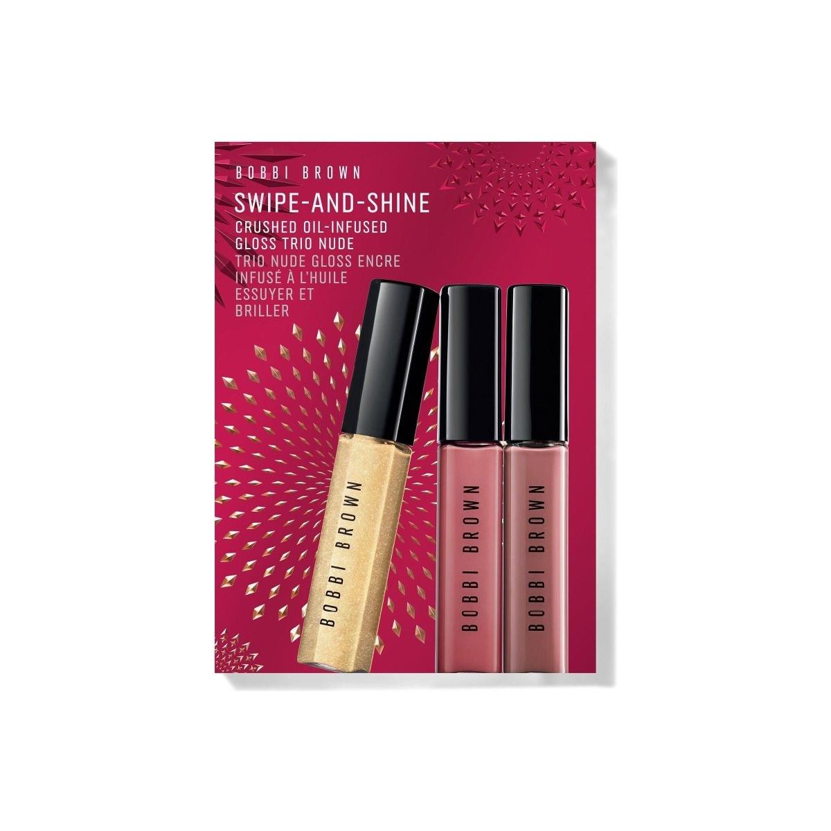 Swipe & Shine Crushed Oil Infused Gloss Trio Nude (Limited Edition) - Glam Global UK