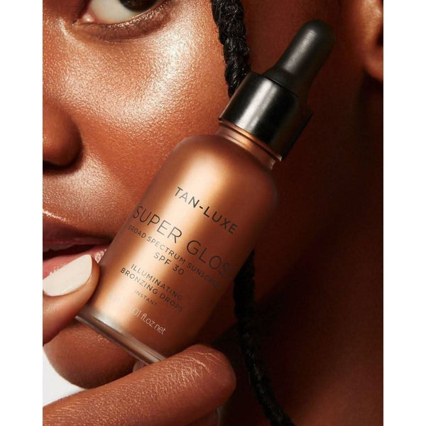 TAN - LUXE SUPER GLOSS SPF 30 Illuminating Bronzing Instant Drops 30ml - Glam Global UKTan - Luxe