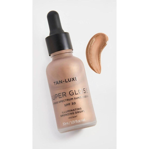 TAN - LUXE SUPER GLOSS SPF 30 Illuminating Bronzing Instant Drops 30ml - Glam Global UKTan - Luxe