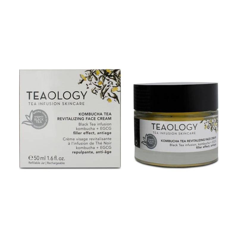 Teaology Kombucha Tea Revitalising Anti - Ageing Face Cream 50ml - Glam Global UK