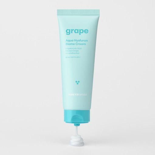 [THANK YOU FARMER] Grape Aqua Hyaluron Biome Cream 80ml - Glam Global UK