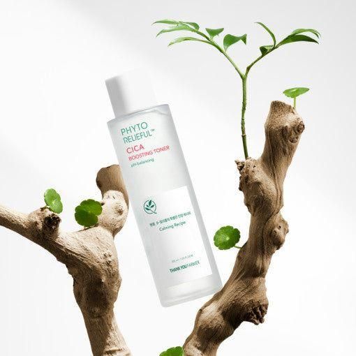 [THANK YOU FARMER] Phyto Relieful Cica Boosting Toner 200ml - Glam Global UK