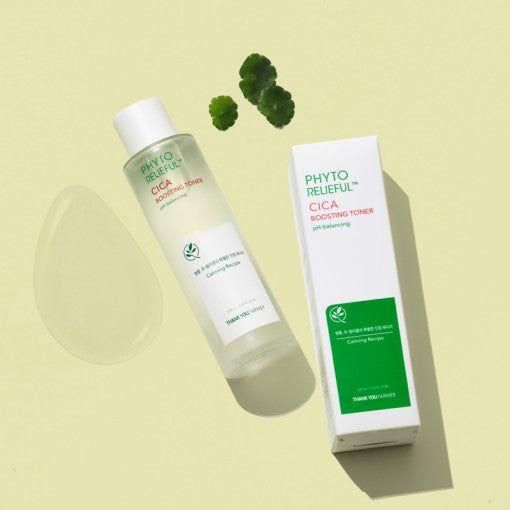 [THANK YOU FARMER] Phyto Relieful Cica Boosting Toner 200ml - Glam Global UK