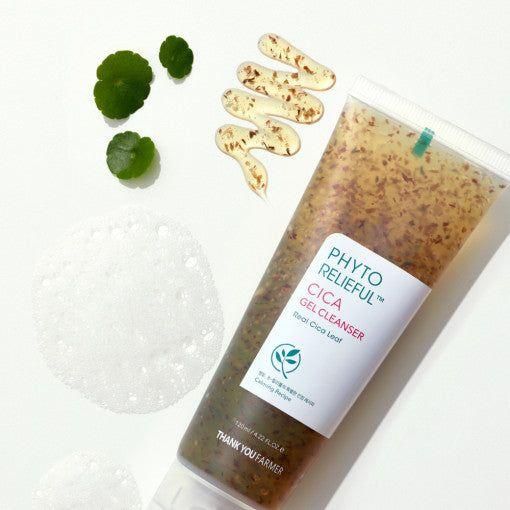 [THANK YOU FARMER] Phyto Relieful Cica Gel Cleanser 120ml - Glam Global UK