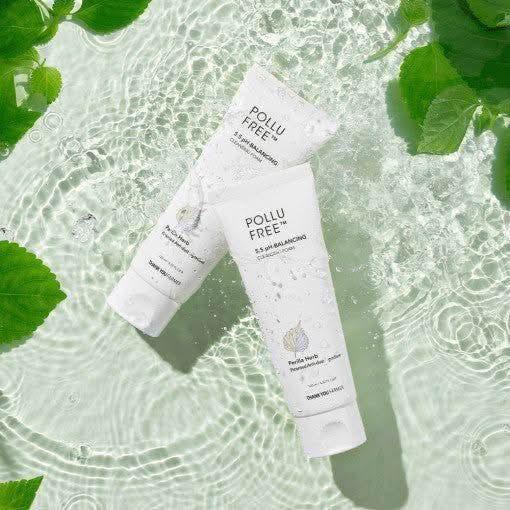 [THANK YOU FARMER] Pollufree 5.5 pH - Balancing Cleansing Foam 120ml - Glam Global UKTHANK YOU FARMER