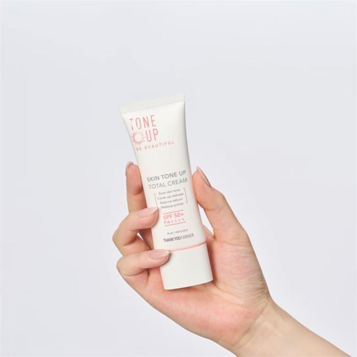 [THANK YOU FARMER] Skin Tone Up Total Cream 40ml - Glam Global UK