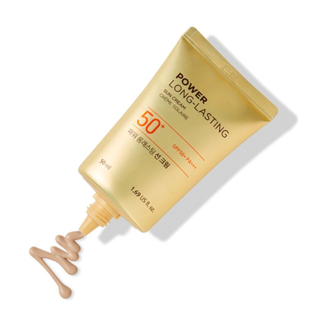 THE FACE SHOP POWER LONG - LASTING SUN CREAM SPF50+ PA+++ 50ml - Glam Global UKTHE FACE SHOP