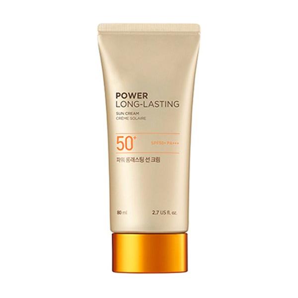 THE FACE SHOP POWER LONG - LASTING SUN CREAM SPF50+ PA+++ 80ml - Glam Global UK