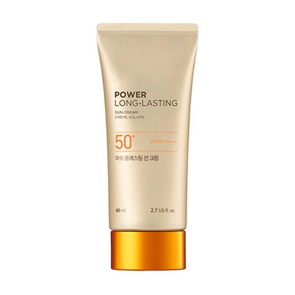 THE FACE SHOP POWER LONG - LASTING SUN CREAM SPF50+ PA+++ 80ml - Glam Global UKTHE FACE SHOP