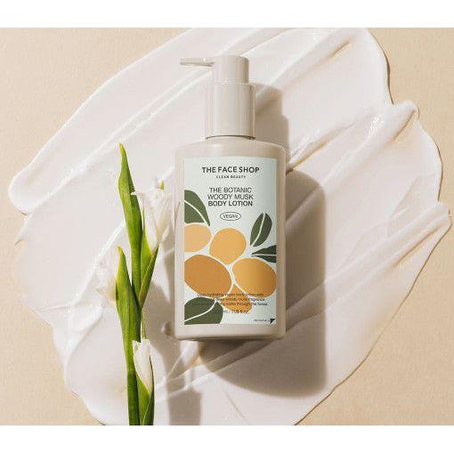 THE FACE SHOP The Botanic Woody Musk Body Lotion 350ml - Glam Global UKTHE FACE SHOP