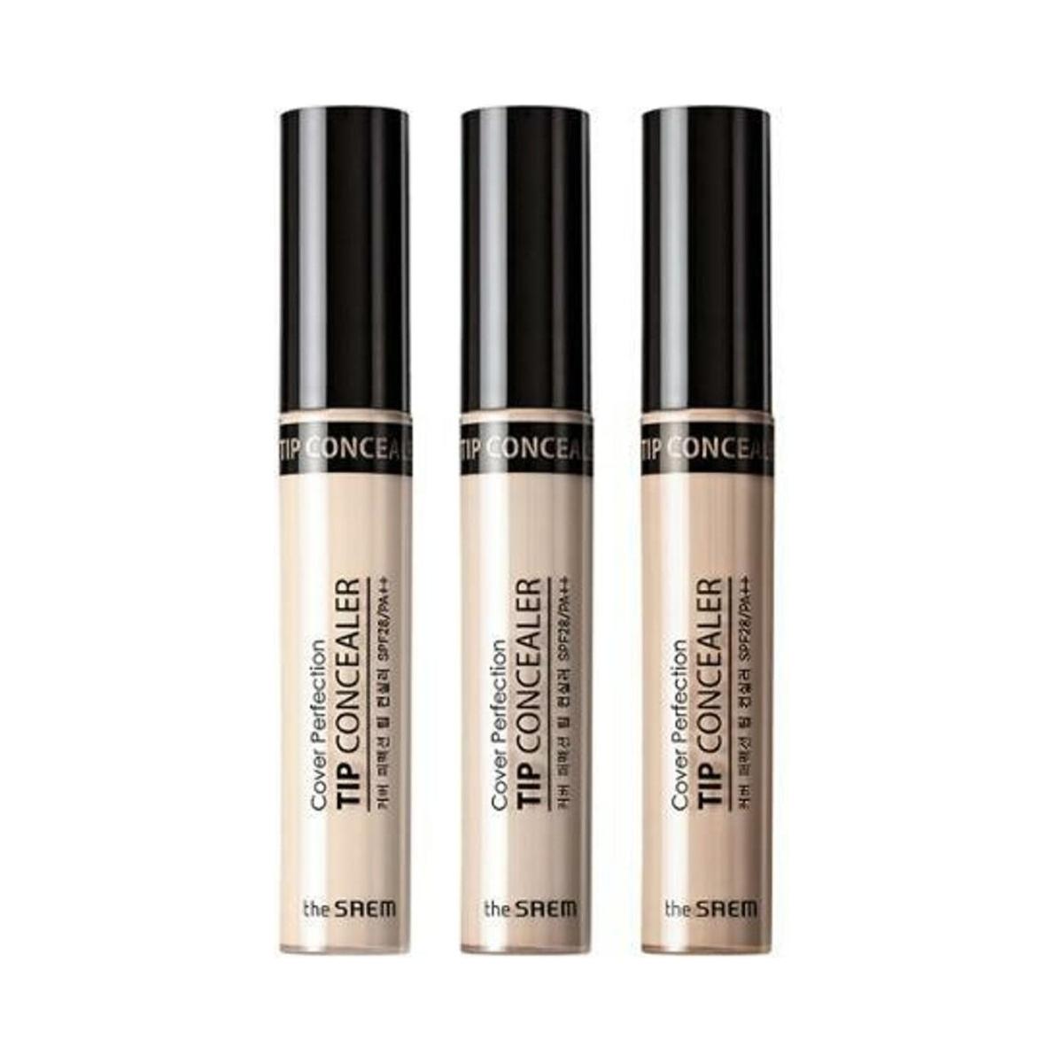 the SAEM Cover Perfection Tip Concealer 6.5g (10 shades) - Glam Global UK