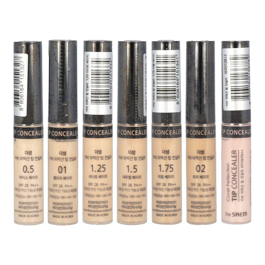 the SAEM Cover Perfection Tip Concealer 6.5g (10 shades) - Glam Global UK