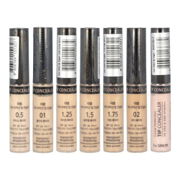 the SAEM Cover Perfection Tip Concealer | Long - Lasting, Natural Coverage 6.5g (10 shades) - Glam Global UKThe SAEM
