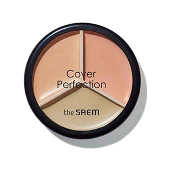 the SAEM Cover Perfection Triple Pot Concealer 4.5g*3 - Glam Global UKThe SAEM