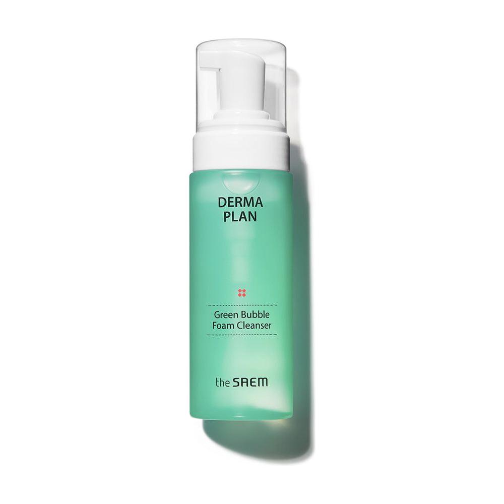 The SAEM Derma Plan Green Bubble Foam Cleanser 150ml - Glam Global UK