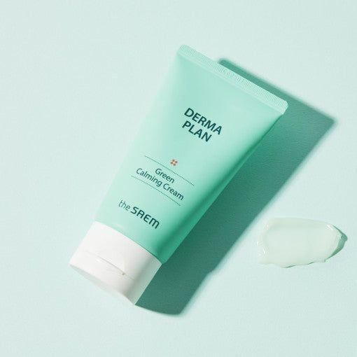 The SAEM Derma Plan Green Calming Cream 70ml - Glam Global UK